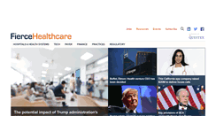 Desktop Screenshot of fiercehealthcare.com